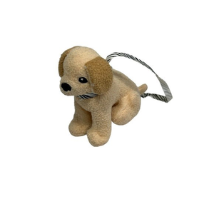 Our Generation Pet DOG 4" Plush Lab Puppy Battat Collar Leash Zebra Set Brown